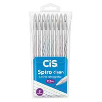 Estojo Caneta Spiro Clean 0.7mm com 8 Unidades - CiS