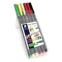 Estojo Caneta Staedtler Triplus Watermelon 0.3Mm 6 Cores