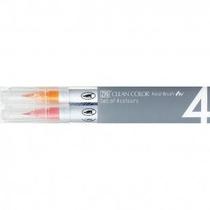 Estojo Caneta Zig Real Brush 04 Cores Pale Colours