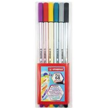 Estojo Canetas Pen Brush Stabilo
