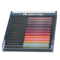 Estojo Canetas Pitt com 12 Tons de Outono Faber-castell