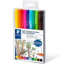 Estojo Canetas Staedtler Triplus Extra Broad 0.8mm C/10 Cores 338 TB10-C