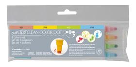 Estojo Canetas Zig Dot Color Ponta Dupla 04 Cores Kuretake