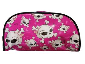 Estojo Canoa 1 Divisória Caveirinhas Rosa ou Pink Gummers Art Manual (SKU 9931) Estojo Canoa 1 Divisória Caveirinhas Rosa ou Pink Gummers Art Manual (SKU 9931)