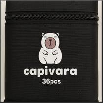 Estojo Capivara com 36 Canetas
