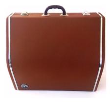 Estojo Case Para Acordeon 120 Baixos Scandalli Kromus Cor Marrom