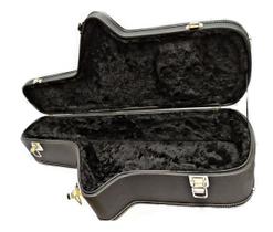 Estojo Case Para Sax Tenor Rigido de Madeiria KGB MALE Preto