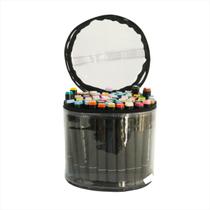 Estojo Color Friends Preto (Armazena 80 Canetas)