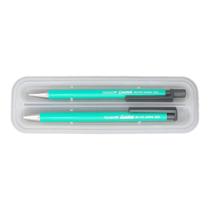 Estojo Com 1 Caneta Esferográfica e 1 Lapiseira 0.5mm Tombow Coatees Verde Estojo Com 1 Caneta Esferográfica e 1 Lapiseira 0.5mm Tombow Coatees Verde