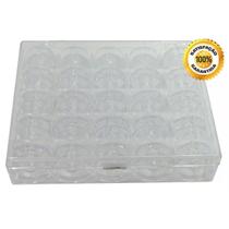 Estojo com 25 Bobinas ALTA Domestica Plastica - Carretilha para máquina de costura SINGER, JANOME e ELGIN