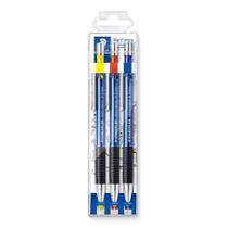 Estojo com 3 Lapiseira Staedtler Mars Micro (0.3 Mm/0.5 Mm/0.7 Mm) 775 sc