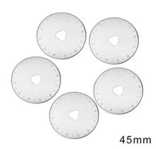 Estojo Com 5 Discos Lâminas Rotatórias 45mm Cortador Estilete