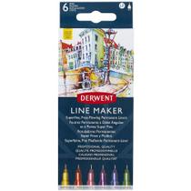 Estojo com 6 Canetas Derwent Graphik Line Maker 0.5mm Colour 2305576 1 ed