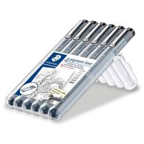 Estojo com 6 Cores Caneta Fineliner Staedtler Pigment Liner 308 Estojo com 6 Cores Caneta Fineliner Staedtler Pigment Liner 308