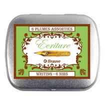 Estojo Com 6 Penas Brause Para Caligrafia Ecriture Estojo Com 6 Penas Brause Para Caligrafia Ecriture