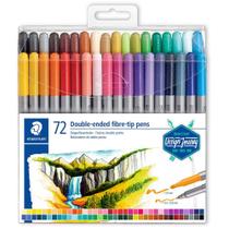 Estojo com 72 Cores Caneta Duo Marsgraphic Staedler Ponta Dupla 3200 Tb72 0