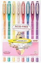 Estojo com 8 Caneta Gel Uni-ball Signo Angelic Colour Cores Pastel 58.5800