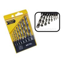 Estojo com Jogo Brocas Para Metal Aço Kit 8 Peças Conjunto de Marca Profissional Fertak Ferramentas Estojo com Jogo Brocas Para Metal Aço Kit 8 Peças Conjunto de Marca Profissional Fertak Ferramentas