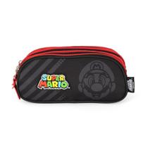 Estojo Com Triplo Ziper Mario Bros Vermelho Estojo Com Triplo Ziper Mario Bros Vermelho