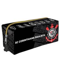 Estojo Corinthians Grande em PVC Cristal - DAC Estojo Corinthians Grande em PVC Cristal - DAC