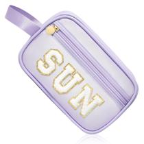 ESTOJO COSMÉTICO COSHAYSOO Clear Sunscreen Saco roxo 22x13x8cm