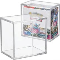 Estojo de acrílico BUYSING 15,5 x 8,9 x 12,4 cm com fechamento magnético Estojo de acrílico BUYSING 15,5 x 8,9 x 12,4 cm com fechamento magnético