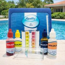 Estojo De Análise 3 Em 1 Medição Cloro, Ph E Alcalinidade
