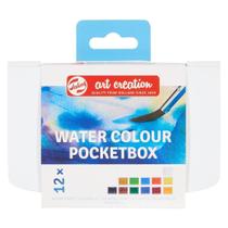 Estojo de Aquarela em Pastilha Water Colour Talens Art Creation - 12 cores Estojo de Aquarela em Pastilha Water Colour Talens Art Creation - 12 cores