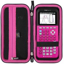 Estojo de armazenamento Aproca para Texas Instruments TI-84 Plus CE Pink