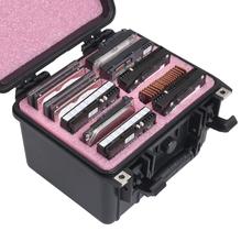 Estojo de armazenamento Case Club antiestático para unidades de HDD e SSD Estojo de armazenamento Case Club antiestático para unidades de HDD e SSD