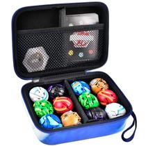 Estojo de armazenamento compatível com Bakugan Baku Gear Pack Blue Estojo de armazenamento compatível com Bakugan Baku Gear Pack Blue