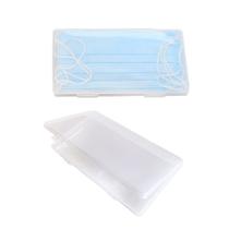 Estojo de armazenamento de máscaras SPEEDWOX portátil de plástico transparente, pacote com 2