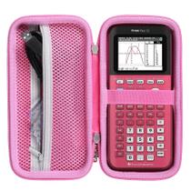 Estojo de armazenamento Khanka para Texas Instruments TI-84 Plus CE Pink