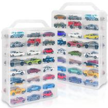Estojo de Armazenamento para Carrinhos KISLANE Dupla Face com 46 Compartimentos