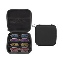 Estojo De Armazenamento Para Óculos De Sol Com 4 Compartimentos, Caixa De Viagem Portátil Em EVA Com Estojo De Armazenamento Para Óculos De Sol Com 4 Compartimentos, Caixa De Viagem Portátil Em EVA Com