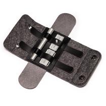Estojo de barbear Henson Shaving Vegan Leather & Wool Estojo de barbear Henson Shaving Vegan Leather & Wool