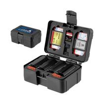 Estojo De Bateria Portátil À Prova d'Água Para Câmera, Organizador De Cartões De Memória Para Canon