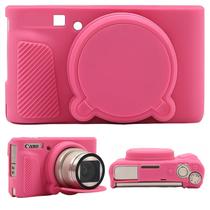 Estojo de câmera SZHSYJY para Canon PowerShot SX740/SX730 (vermelho pêssego) Estojo de câmera SZHSYJY para Canon PowerShot SX740/SX730 (vermelho pêssego)