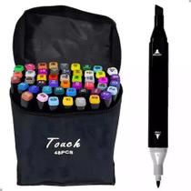 Estojo de caneta marcador touch 48 pcs