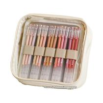 Estojo De Canetas Coloridas De Grande Capacidade Languo Bolsa De Material Escolar Portátil Para 36