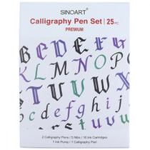 Estojo De Canetas Para Caligrafia Sinoart 25 Peças
