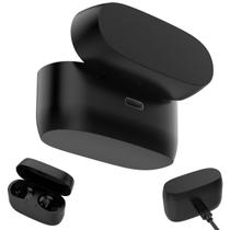 Estojo de carregamento Gsykxe para Jabra Elite 5 590 mAh preto Estojo de carregamento Gsykxe para Jabra Elite 5 590 mAh preto