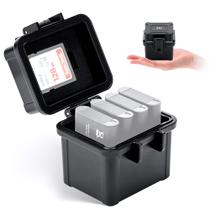 Estojo de cartão de memória de bateria JJC para 4 x Sony NP-BX1 Ricoh DB-110