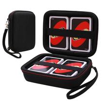 Estojo de cartão LTGEM Travel para mais de 300 cartões de jogo com bolsa de viagem Estojo de cartão LTGEM Travel para mais de 300 cartões de jogo com bolsa de viagem