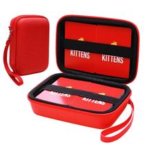 Estojo de cartão LTGEM Travel para mais de 300 cartões de jogo, vermelho+preto Estojo de cartão LTGEM Travel para mais de 300 cartões de jogo, vermelho+preto
