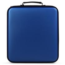 Estojo de CD Estojo de armazenamento de DVD, capacidade 432, plástico rígido, azul Estojo de CD Estojo de armazenamento de DVD, capacidade 432, plástico rígido, azul