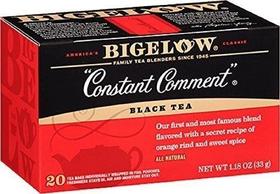 Estojo de chá preto Tea Bigelow Constant Comment 6 x 20 sacos