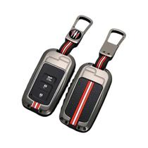 Estojo De Chave De Carro Em Liga De Zinco Para Toyota Prius 30 Alpha Aqua Land Cruiser Auris Lexus