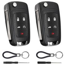 Estojo de Chaveiro com 5 Botões para Chevrolet Cruze e Camaro