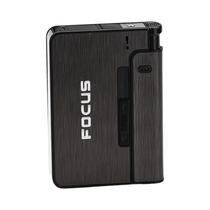 Estojo De Cigarros Automático Portátil De Metal Para Homens, Presente Para O Dia Dos Pais